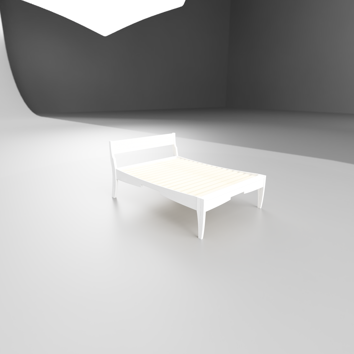 bed frame white