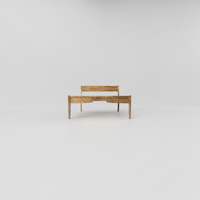 front of mathewson standard walnut bed frame