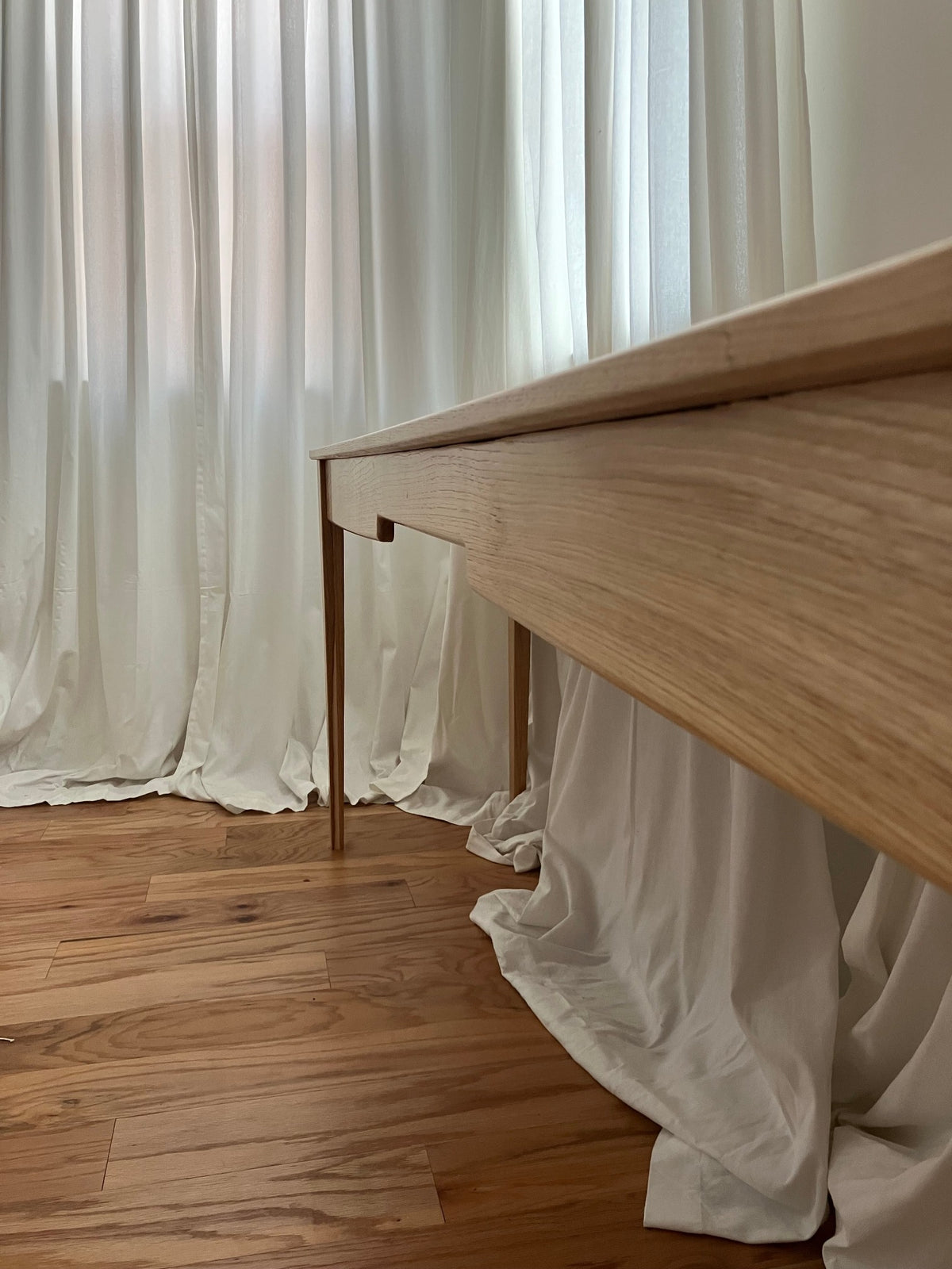 Front of Mathewson Standard Hickory table