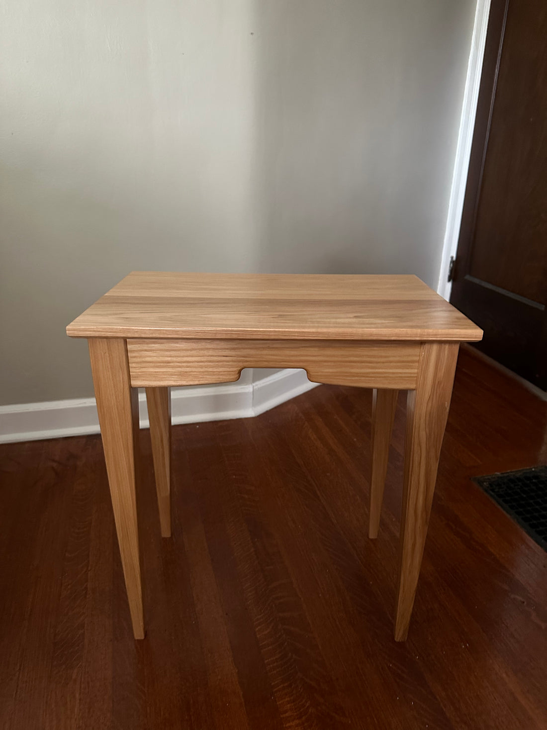 wood end table