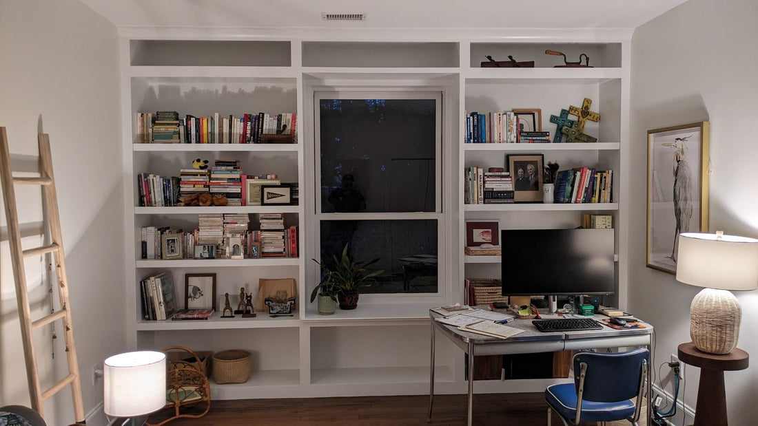 custom white cabinet