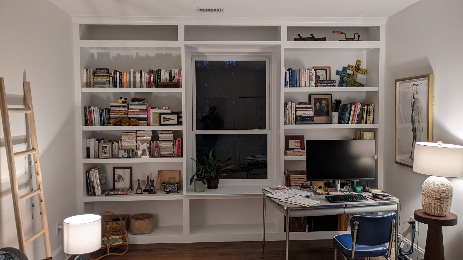 custom white cabinet