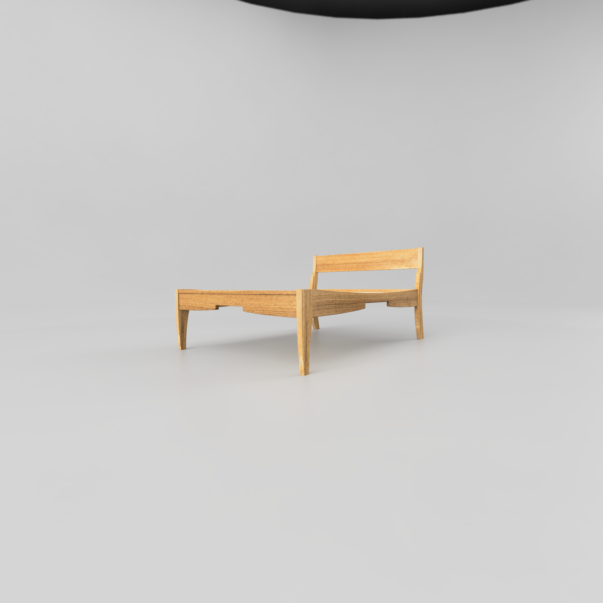 wood mathewson standard bed frame