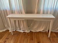 custom white table