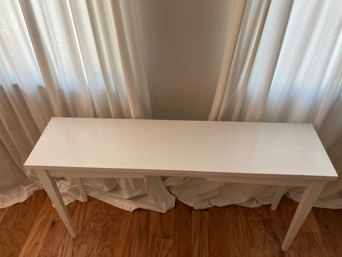 american white long table