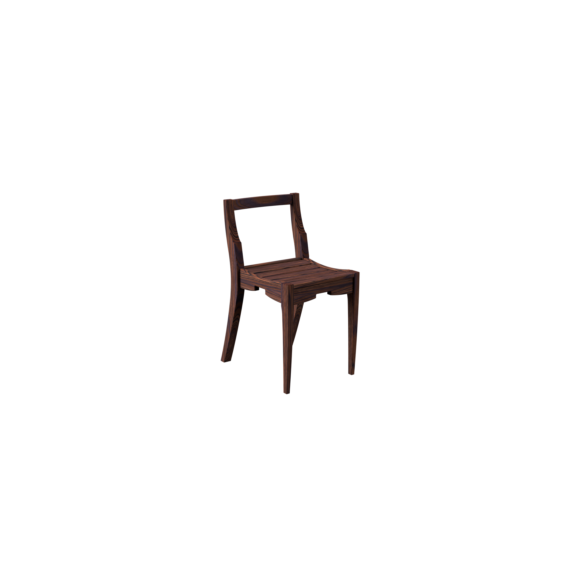 sapele american made chair